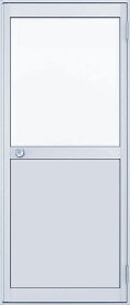 アルミサッシ YKK 内付 勝手口 框ドア W796×H2007 （79620）シルバー