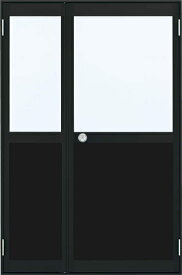 アルミサッシ YKK 内付 勝手口 框ドア 親子 W1235×H2007 （12320）