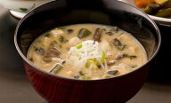 山菜、きのこが沢山入って栄養満点　【大曲納豆汁（5杯分）】ネバネバで免疫力アップ！心も体も元気いっ…