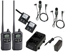 トランシーバー 中継 特定小電力 無線機 インカム 同時通話アイコム IC-4188D 2台セット （同時通話対応HD-EM51V2ILイヤホンマイク×2個、充電器、EBP-800互換バッテリー×2個）