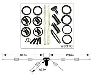 W8010 第一電波工業HF帯(3.5/7/14/21/28MHz)5バンドダイポールアンテナ