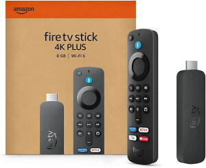 Amazon Fire TV Stick 4K Plus �A�}�]���@�t�@�C�A�[�X�e�B�b�N�@�v���X�@Alexa�Ή� �X�g���[�~���O���f�B�A�v���[���[ Wi-Fi 6 4K Ultra HD Dolby Atmos