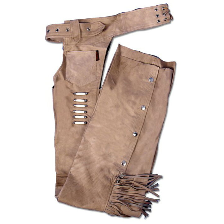 楽天市場】レディースブラウンレザーチャップス日本未発売！本革！簡単  