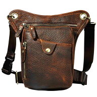 全9色! [9Colors Vintage Enginner Genuine Leather Leg Bag] 9カラーズ・ビンテージ・エンジニア・ジェ…
