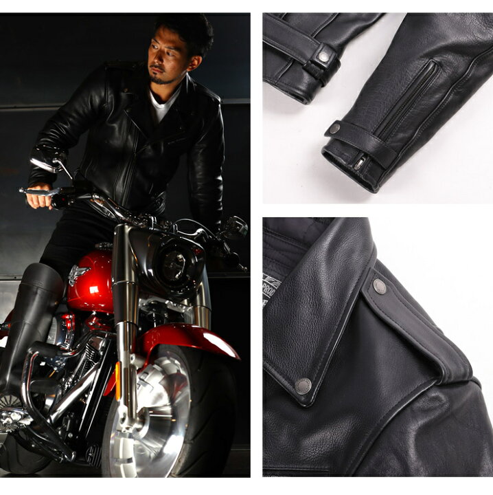 楽天市場】正規品 [DEGNER COW LEATHER DUBBLE JACKET /19WJ-15 