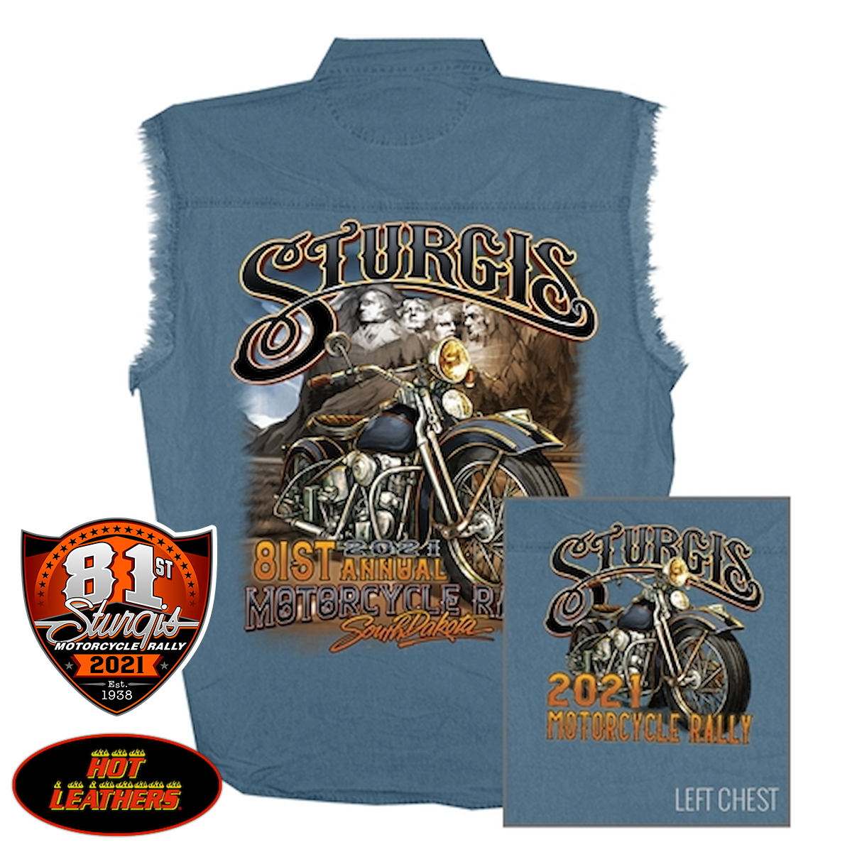 2021 Sturgis Motorcycle Rally American Bikers T-Shirt 
