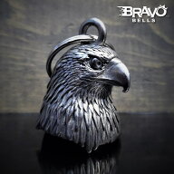 米国製 Bravo Bells 鷲 3D ベル [Eagle Head] ブラボーベル Made In USA 魔除け お守りとしてバイカーへ…