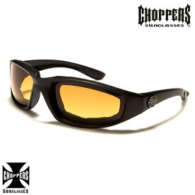 Choppers HDレンズ バイク サングラス ゴーグル UV400 チョッパーズ 防風パッド マットブラックフレーム モーターサイクル アイウェア カジュアル ツーリング ドライブ バイカー 924-HD自転車