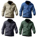 全4色! 5サイズ! [Men's Portable Lightweight Waterproof Tactical Skin Jacket] メンズ ポータブルライトウェイト …