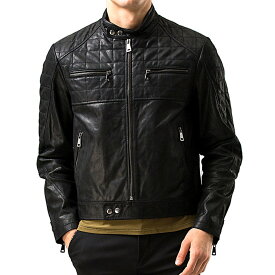 全10サイズ! [Men's Black Pigskin Genuine Leather Biker Jacket] メンズ ブラック ピッグスキン ジェニュインレザー バイカージャケット! 本革 豚革 革ジャン 黒 シングルライダース コート アウター バイクに!
