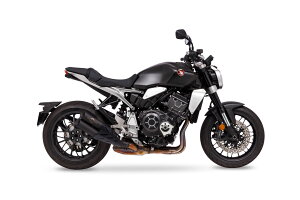 MORIWAKI/L CB1000R 18-20/21- Slip-On Exhaust CROSS-SHORT TWIN BLACK }t[ (i 01810-4G1U7-00)