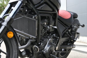 MORIWAKI/L REBEL1100 21-AREBEL1100T 23- Radiator Core Guard WG^[RAK[h BLACK (i 01911-201T5-B0)