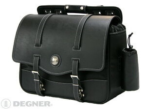 【デグナーWEB正規代理店】 DEGNER/デグナー ナイロン サドルバッグ ボトルホルダー付き ブラック ( NB-10 )