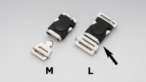 kijima/キジマ ヘルメットワンタッチクリップ#L スチール (品番 401-203)