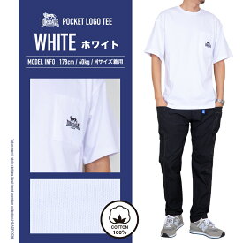 Tシャツ メンズ 半袖 ポケT ロンズデール LONSDALE コットン100ライトヘヴィー ポケット付き ルーズフィット 大き目