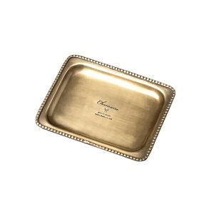 ゴールドトレイ レクトS アクセサリートレイ/キャッシュトレイ