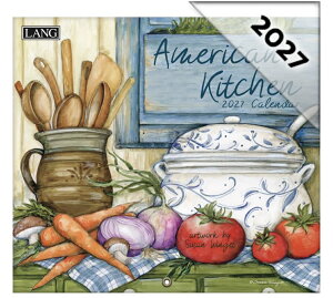 2027�N (�ߘa9�N) USA �����O�J�����_�[ (American Kitchen)�A�����J���L�b�`���@LANG�ЃJ�����_�[�@�J���g���[�J�����_�[�@���ԁ@�t�����[�@�j���g���@�L�b�`���p�i