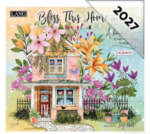 2027�N (�ߘa9�N) USA �����O�J�����_�[ (Bless This Home)�u���X�@�f�B�X�@�z�[���@LANG�ЃJ�����_�[�@�J���g���[�J�����_�[�@�t�����[�@���i