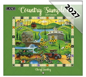 2027�N (�ߘa9�N) USA �����O�J�����_�[ (Country Sampler)�J���g���[�T���v���[�@LANG�ЃJ�����_�[�@�J���g���[�J�����_�[�@�������@�n�E�X�@�� ���@�L���g