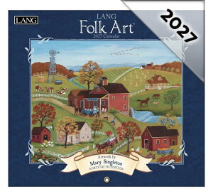 2027�N (�ߘa9�N) USA �����O�J�����_�[ ( LANG Fork Art)�t�H�[�N�A�[�g�@LANG�ЃJ�����_�[�@�J���g���[�J�����_�[�@���i�@�n�E�X�@�u�@�n�@����@�G��