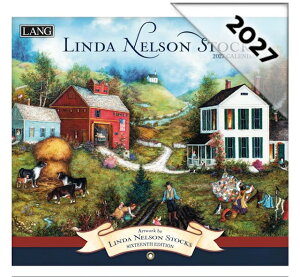 2027�N (�ߘa9�N) USA �����O�J�����_�[ (LINDA NELSON STOCKS)�����_�l���\���@�X�g�b�N�X�@LANG�ЃJ�����_�[�@�J���g���[�J�����_�[ ���i�@�n�E�X�@�X����