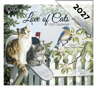 2027年 (令和9年) USA ラングカレンダー (Love of Cats)アメリカン　キャット　LANG社カレンダー　カント…