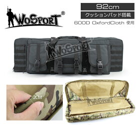 WoSporT ラージキャパシティー デュアルガンケース(92cm） BK