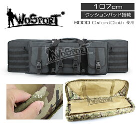 WoSporT ラージキャパシティー デュアルガンケース(107cm） BK