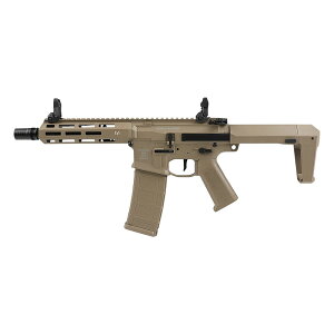 DE Airsoft �n�j�[�o�W���[ Honey Badger by Q SBR AEG �X�|�[�c���C�� (�����[�^�[�d�l/Falcon2.0�d�q�g���K�[����/JP Ver.) Dark Earth �K���P�[�X�t
