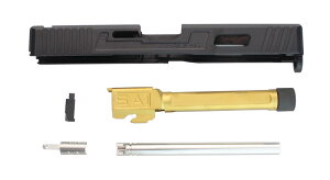 Guns Modify SAI�^�C�v CNC�A���~�X���C�h/4 Fluted Nitride GOLD�X���b�h�o�����Z�b�g �����}���CG17�Ή�