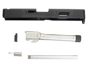 Guns Modify SAI�^�C�v CNC�A���~�X���C�h/4 Fluted Nitride Silver�X���b�h�o�����Z�b�g �����}���CG17�Ή�