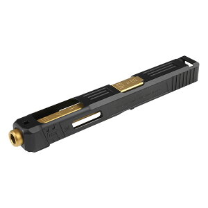 Guns Modify G34 SAI�^�C�v CNC�A���~�X���C�h/�{�b�N�X�t���[�g�o�����Z�b�g Nitride Gold (�����}���C G17 Gen.3�Ή�)