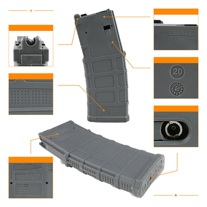 楽天市場】【まとめ買い！最大10％OFF】SAA MAGPUL P-MAG GEN M3タイプ 