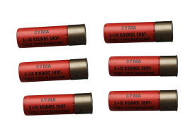 CYMA M069 12ゲージショットシェル型マガジン 30連 RED/6pcs