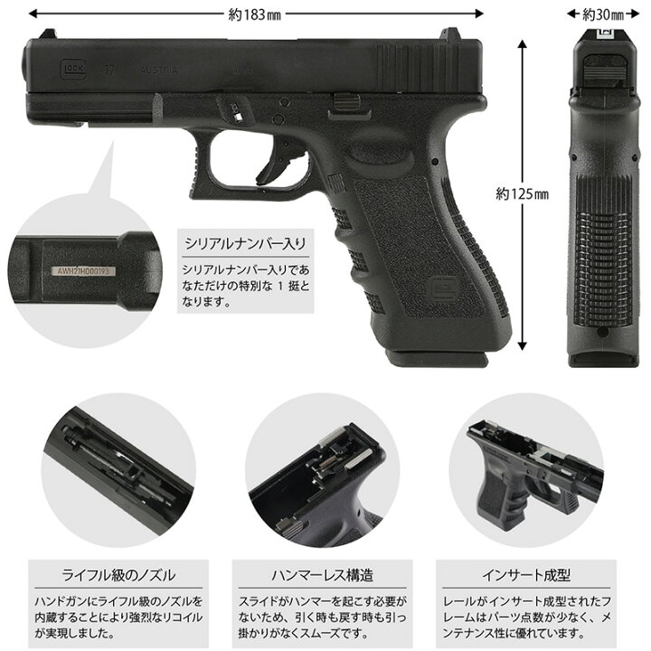 楽天市場】UMAREX/GHK G17/Glock17 グロック17 Gen3 ガスブローバック 