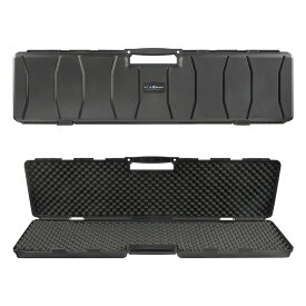 HTGベーシック WAVE 120 (大容量 軽量 Stackable/積み重ね可能) ハードガンケース ガンケース ハードケース 120cm Black (Economyモデル)