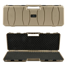 HTGベーシック WAVE 100 (大容量 軽量 Stackable/積み重ね可能) ハードガンケース 100cm Tan (Economyモデル)