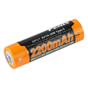 FENIX(tFjbNX) ARB-L14-2200U 2200mAh/3.6V [d 14500 `ECIobe[ USB Type-C[dΉ POdrTCY 1{