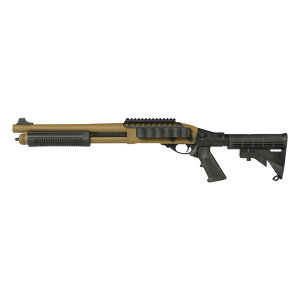 Golden Eagle M870 �K�X�V���b�g�K�� �V���[�g���f�� Tactical/Tan �V���b�g�V�F���z���_�[���ڃ��f��