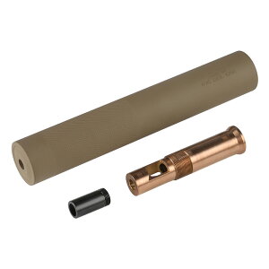 Airsoft Artisan AE OPS �^�C�v Mk12 SPR �T�v���b�T�[ OTB �}�Y���Z�b�g 14mm�t�l�W �T�C�����T�[ DE