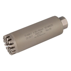 Airsoft Artisan B&T MARS-DM �^�C�v �T�v���b�T�[ 14mm �t�l�W �Ή� Titanium Gray