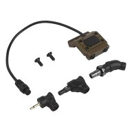 WoSporT MODタイプ スカウトライト マウントスイッチ 各種ライト PEQ対応 Tan