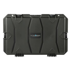 HTGベーシック WAVE 50 (大容量 軽量 防水IP67 Stackable/積み重ね可能) ハードガンケース ガンケース ハードケース 50cm Black (Eliteモデル)