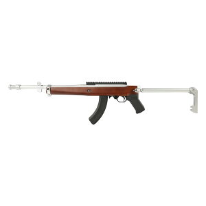 SEAL Airsoft H-05 Ruger 10/22 Retro Tactical Folding Stock Silver �K�X�u���[�o�b�N���C�t�� (JP Ver.)