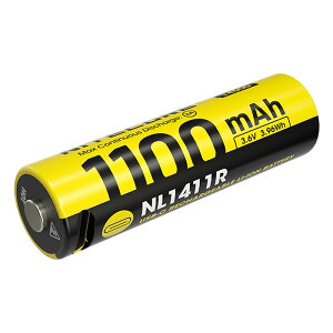 NITECORE(�i�C�g�R�A) NL1411R 1100mAh 3.96V (3.42Wh) 14500 USB Type-C�[�d�Ή� ���`�E���C�I���d�r �P3�d�r�T�C�Y 1�{