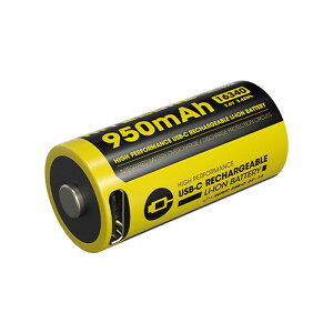 NITECORE(�i�C�g�R�A) NL169R 950mAh 3.6V (3.42Wh) 16340 USB Type-C�[�d�Ή� ���`�E���C�I���d�r CR123A�T�C�Y 1�{