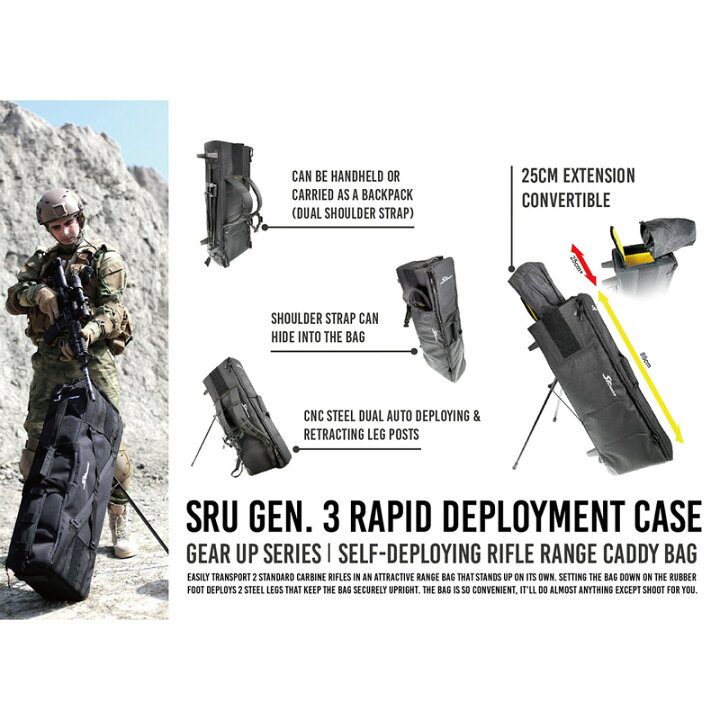 楽天市場】SRU Gen.3 RDC ラピッドディプロイメントケース (85cm) : H 