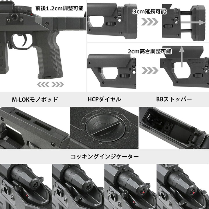 楽天市場】Double Eagle ダブルイーグル Magpul Pro 700 ボルト 