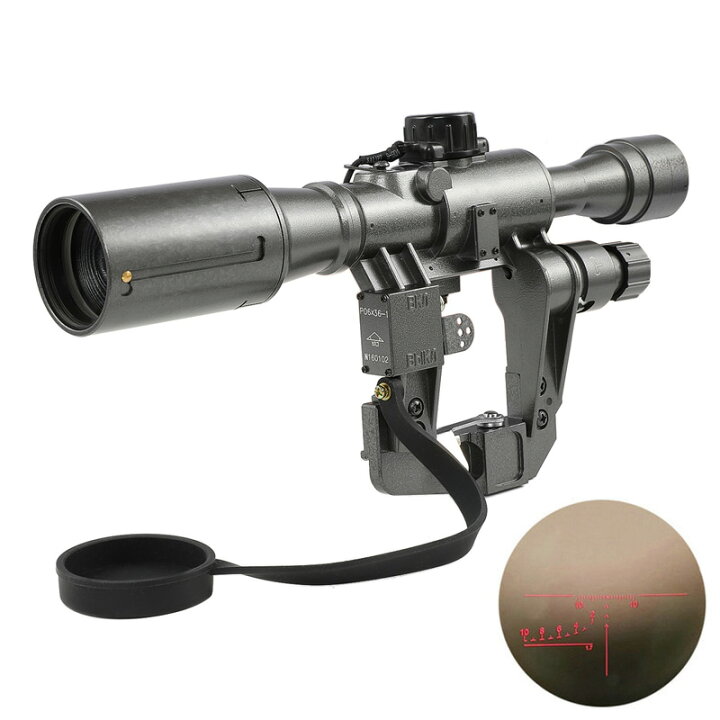 楽天市場】BIGDRAGON SVD/PSO-1 6×36 固定倍率ライフルスコープ 