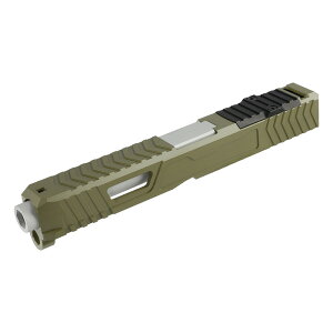 Airsoft Artisan DWS�^�C�v�X���C�h/�A�E�^�[�o�����Z�b�g (Licensed/�����}���C G17�Ή�) Noveske Bazooka Green Cerakote